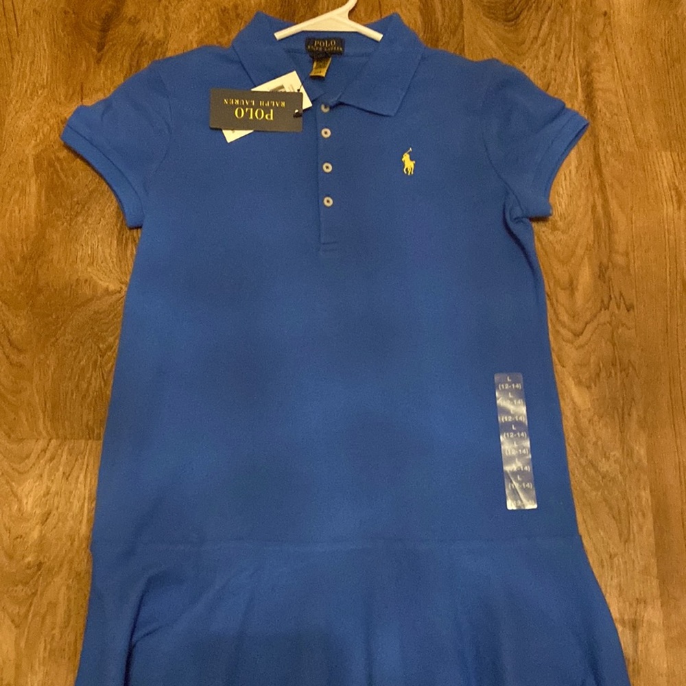Ralph Lauren Blue Polo Dress
